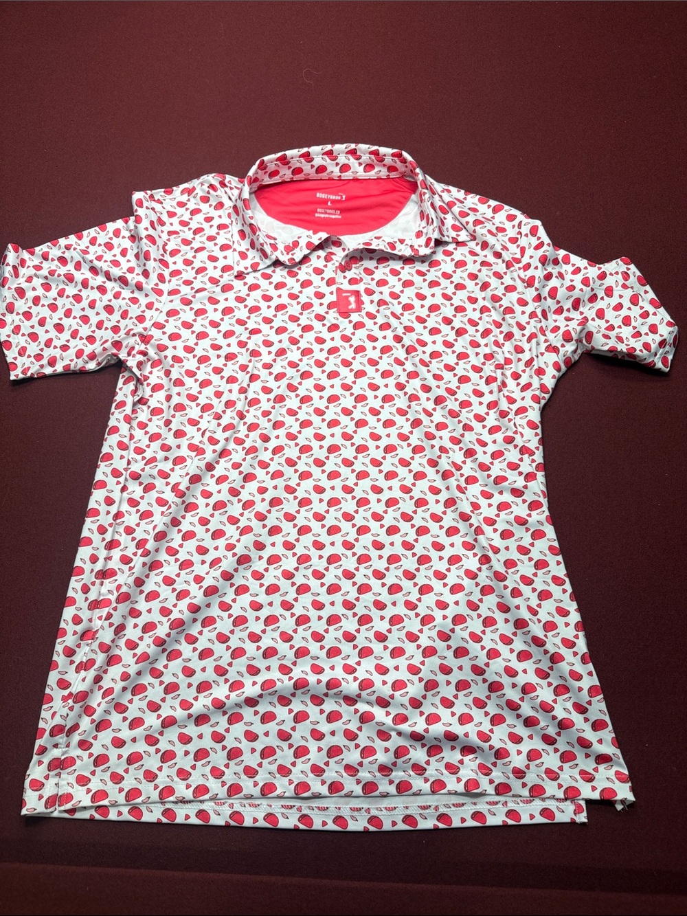 BOGEY BROS PINK TACO GOLF SHIRT